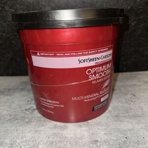 4 LBS SoftSheen Carson Optimum Smooth MultiMineral Relaxer SUPER Strength Step 2